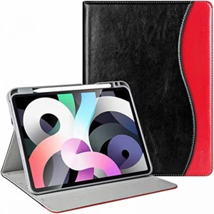 NOU IPADCASE All Inclusive Protective Camine cu mai multe unghiuri afișate din piele funcțională din piele